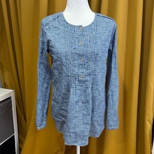 C. Wonder Blue Button-Down Blouse